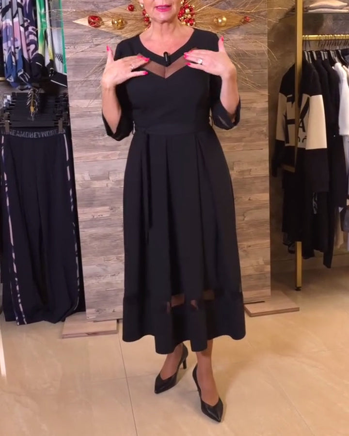 Stilla | Mode V-udskæring Mesh syninger