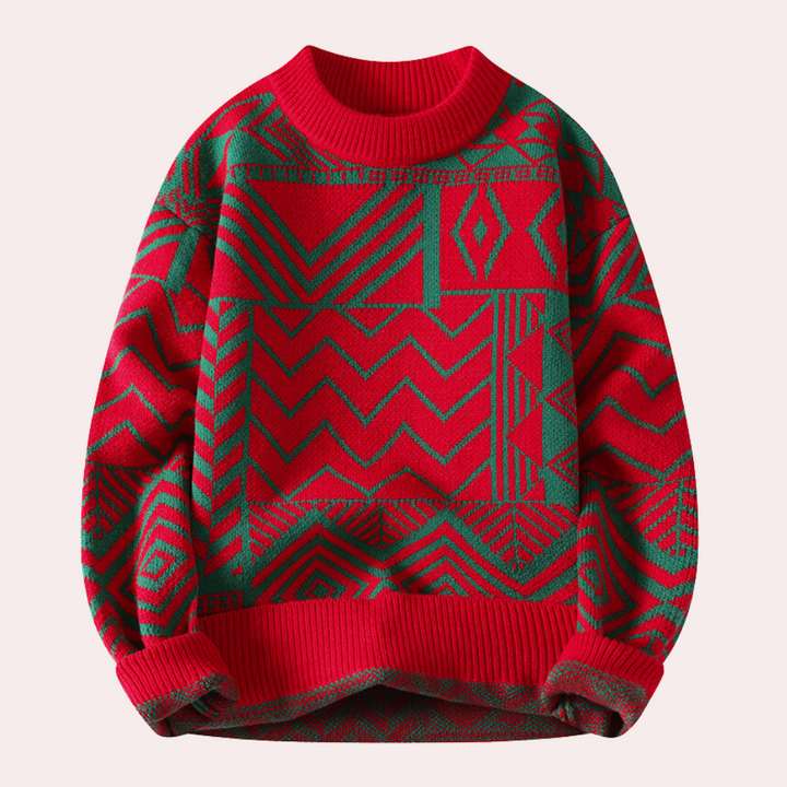Stilla | Stilfuld Sweater med Løs Pasform til Mænd