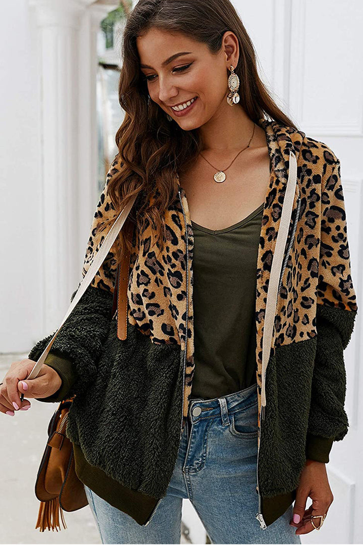 Stilla | Sweatshirt med leopardmønster