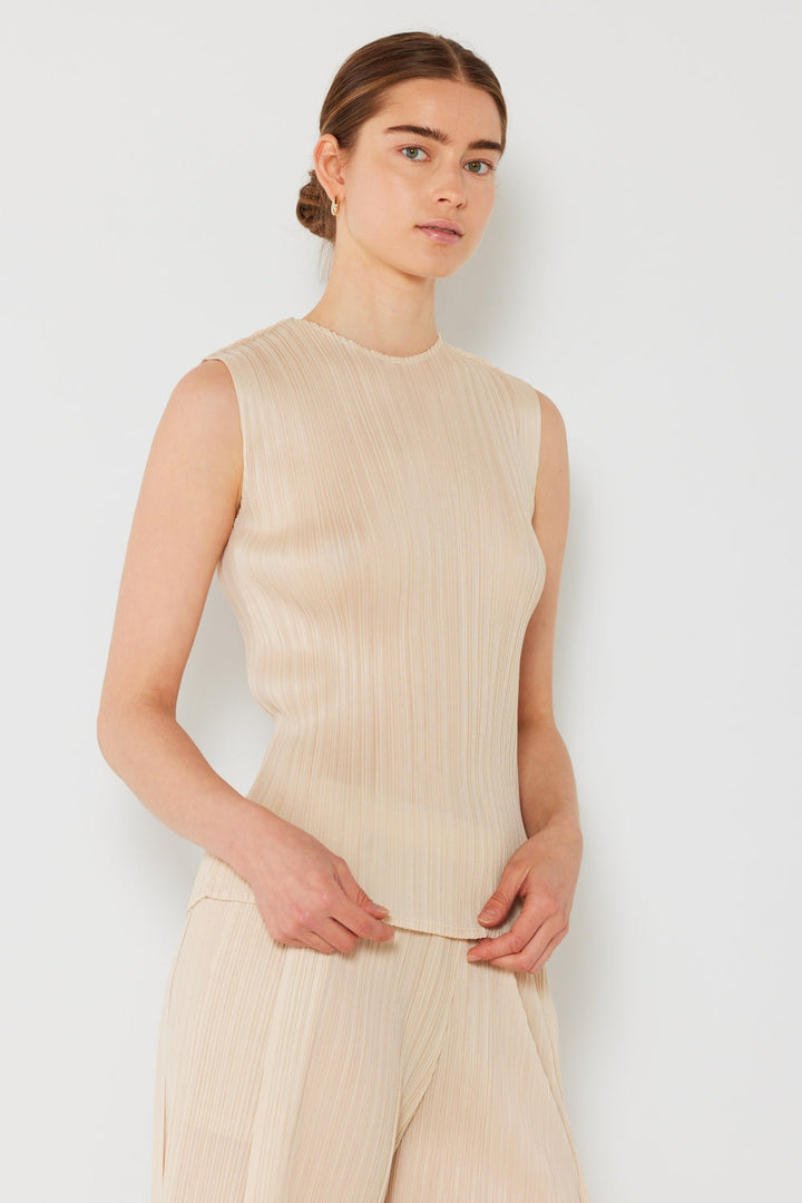 Stilla | West Swim Plisseret Uden Ærmer Crewneck Tank
