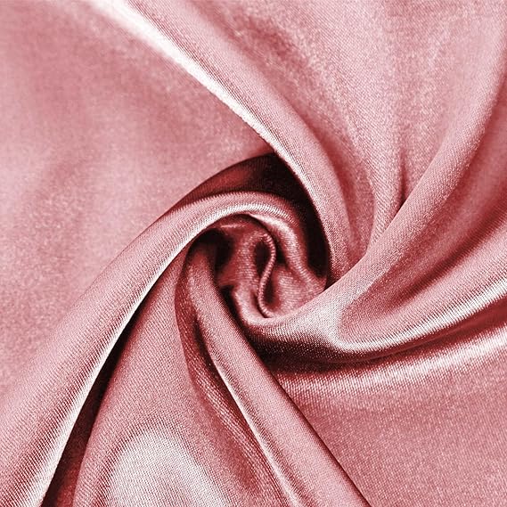 Dame Satin T-shirt med Elegant Vandfald-Udsnit og Enkle Detaljer Skovae