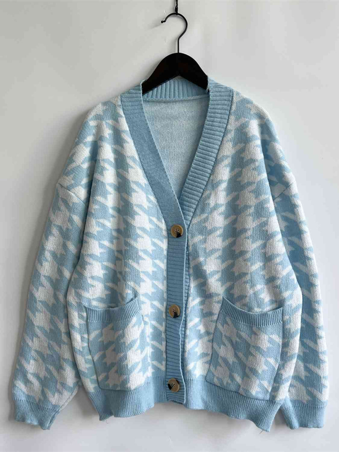 Stilla | Knap Front Cardigan Med Lommer