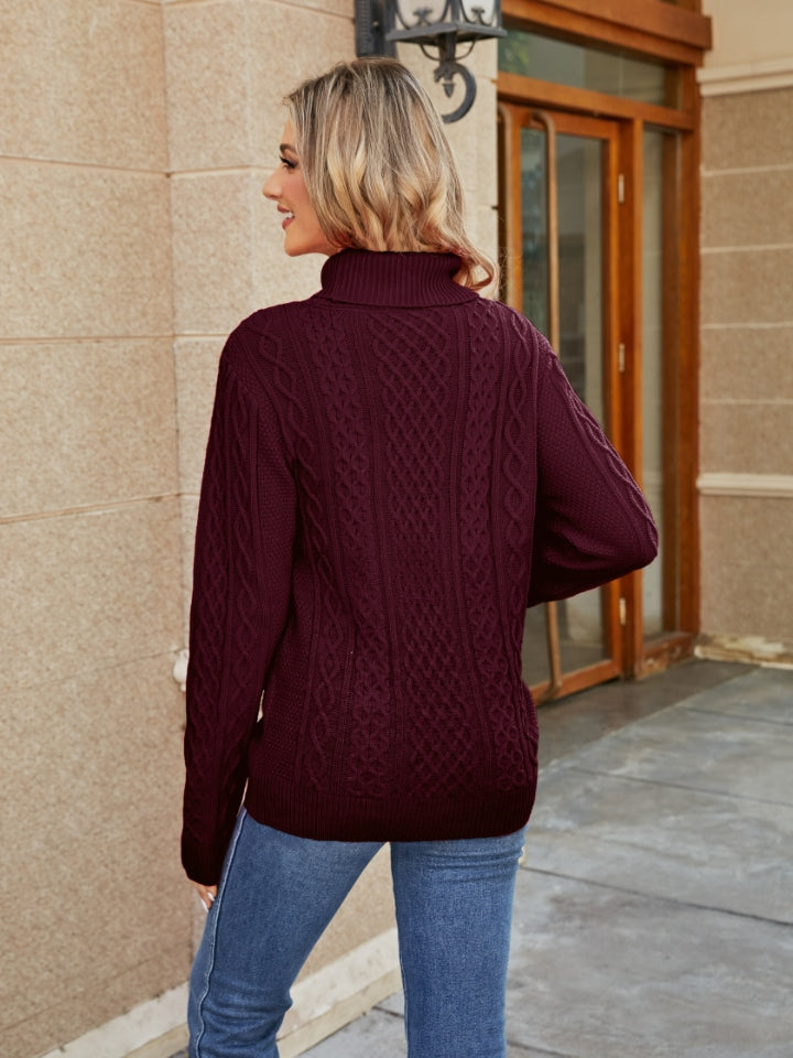 Stilla | Strikket Mock Neck Sweater