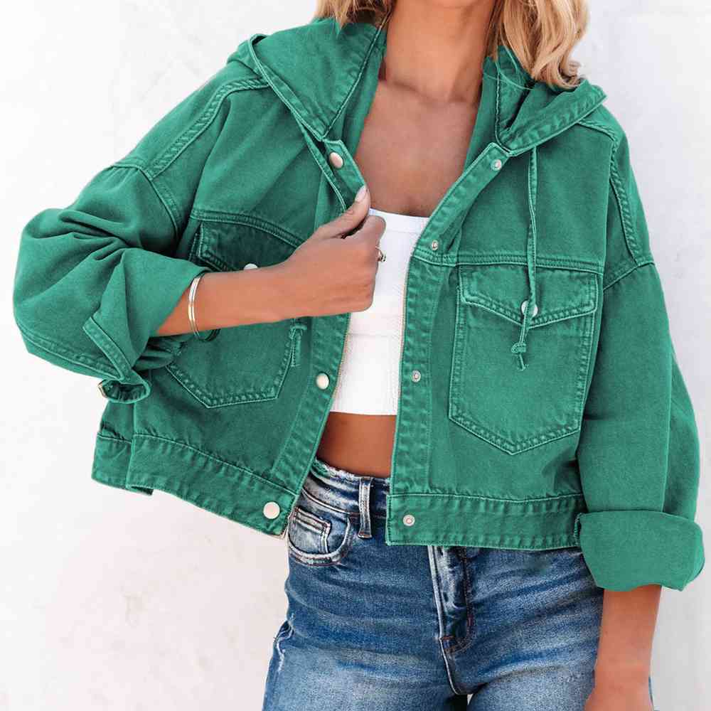 Stilla | Droppe Skulder Denim Jakke