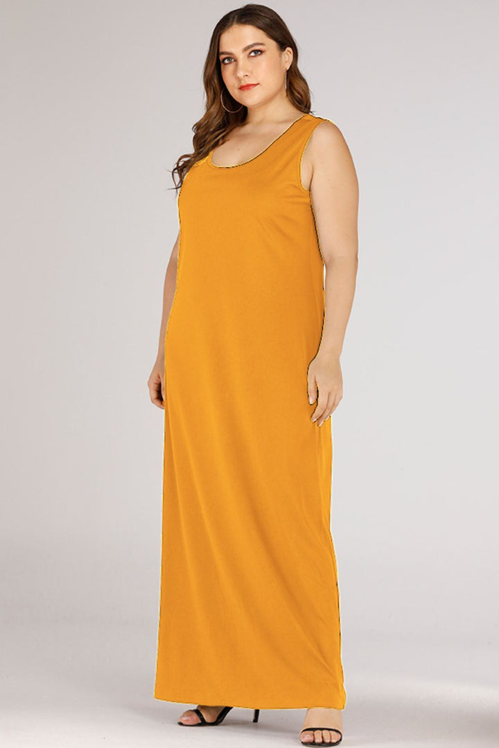 Stilla | Størrelse Scoop Neck Maxi Tankkjole