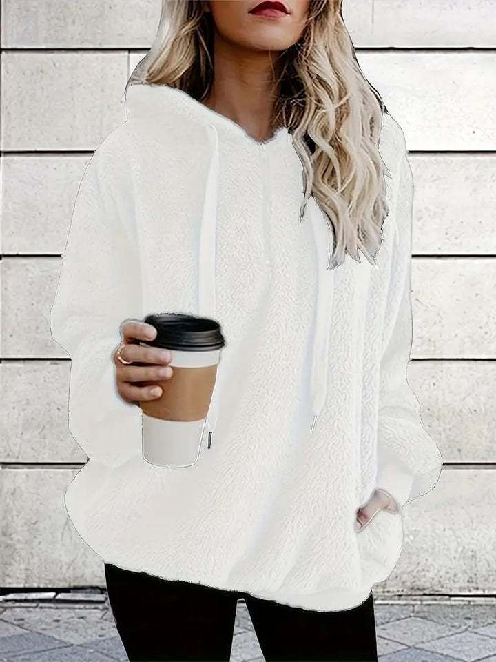 Stilla | Behagelig Og Løs Fleece-sweater Med Lange Ærmer
