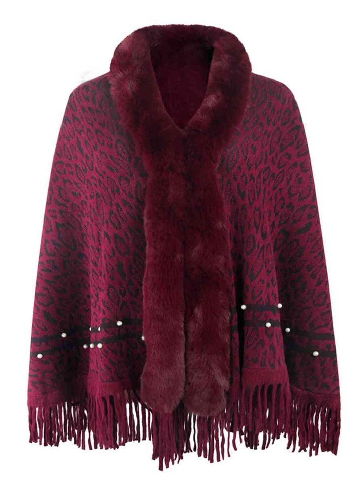 Stilla | Fringed Hem Poncho