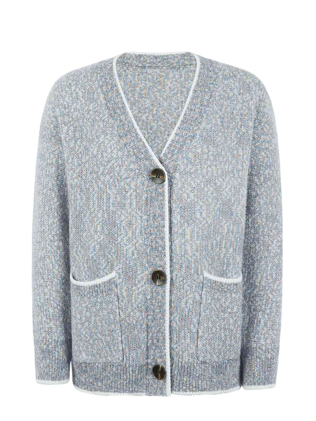 Stilla | Down V-hals Cardigan Med Lommer