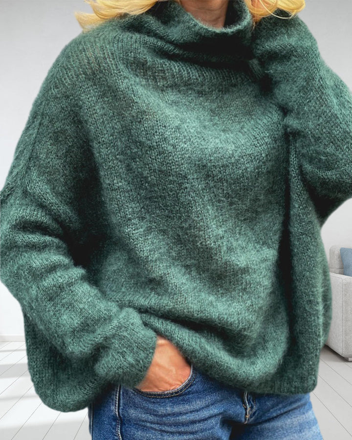 Stilla | Høj Hals Farve Sweater