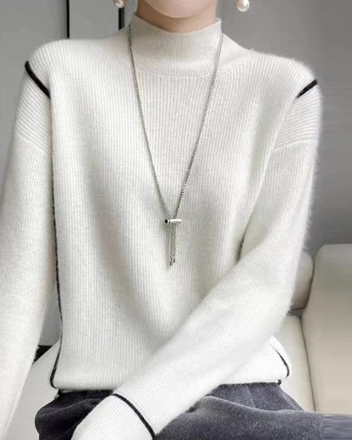 Stilla | Elegante simple rullekravepullover