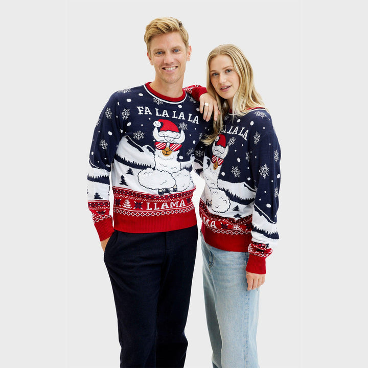 Stilla | Fa La La La Llama Sweatshirt Herre