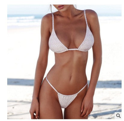 Dame Minimalistisk Triangel-Bikini Skovae