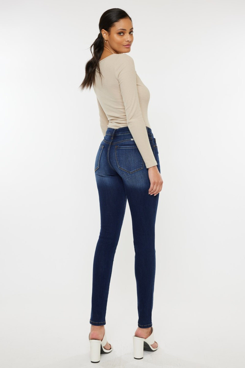 Stilla | Medium Høj Gradient Skinny Jeans