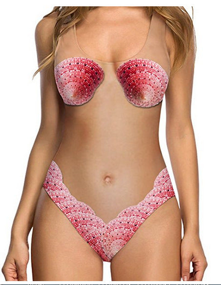 Dame bikini med unikt muslingedesign Skovae
