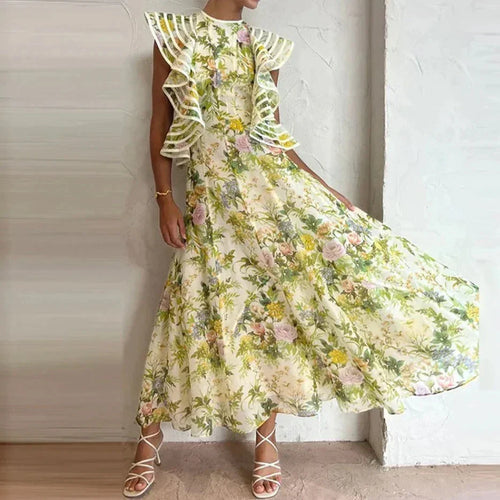 Stilla | Fashionabel Kjole Med Print