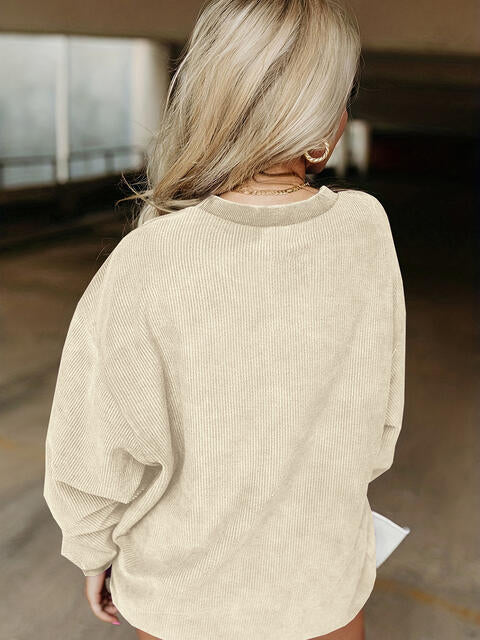 Stilla | Størrelse Howdy Grafik Rund Hals Sweatshirt