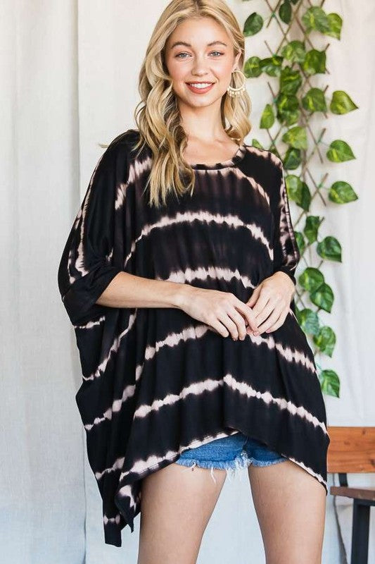 Stilla | Tie Dye Rund Hals Tunika