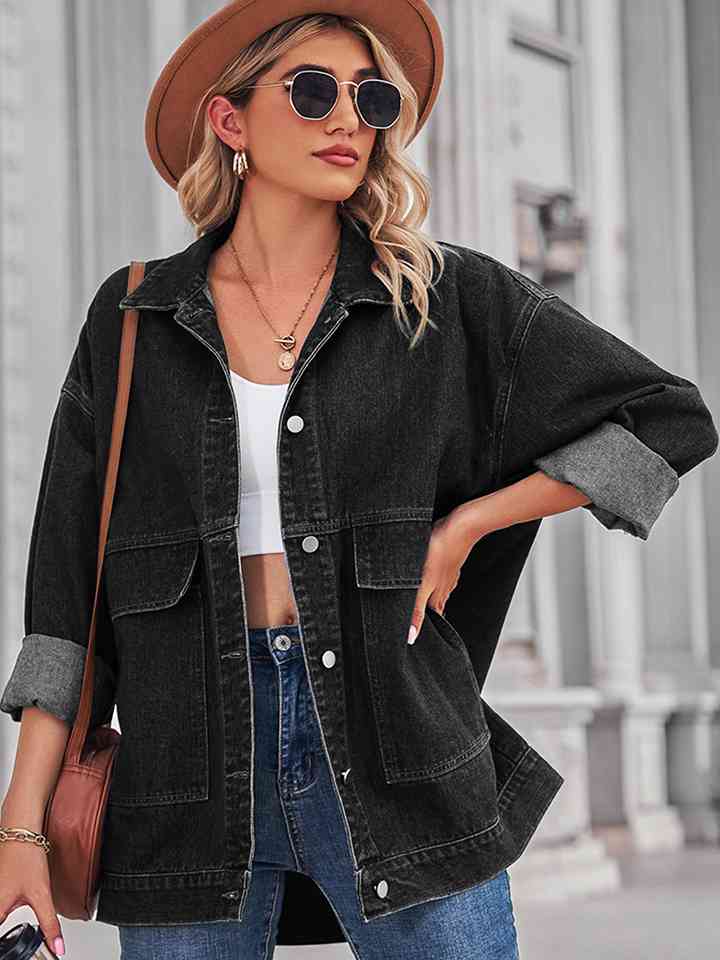 Stilla | Skulder Denim Jakke