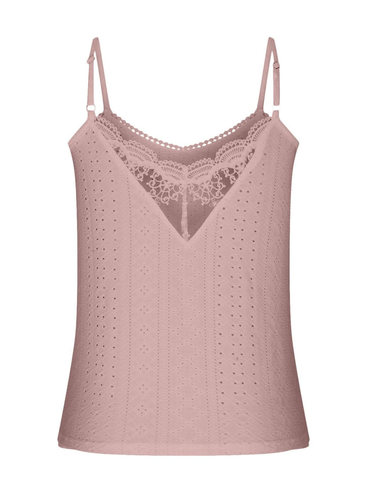 Stilla | Blonde Detalje V-Hals Cami