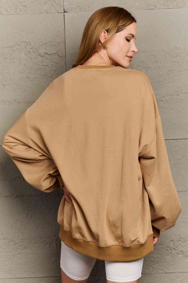 Stilla | Love Full Size Snemand Grafik Sweatshirt