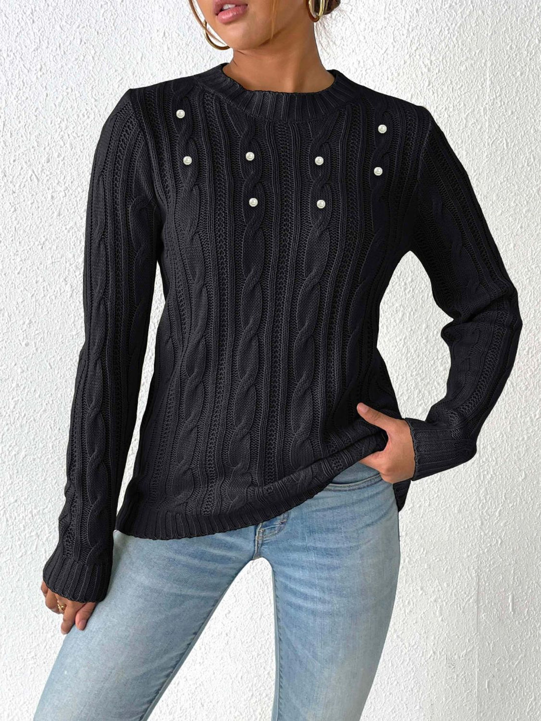 Stilla | Eksklusiv pullover med fletninger