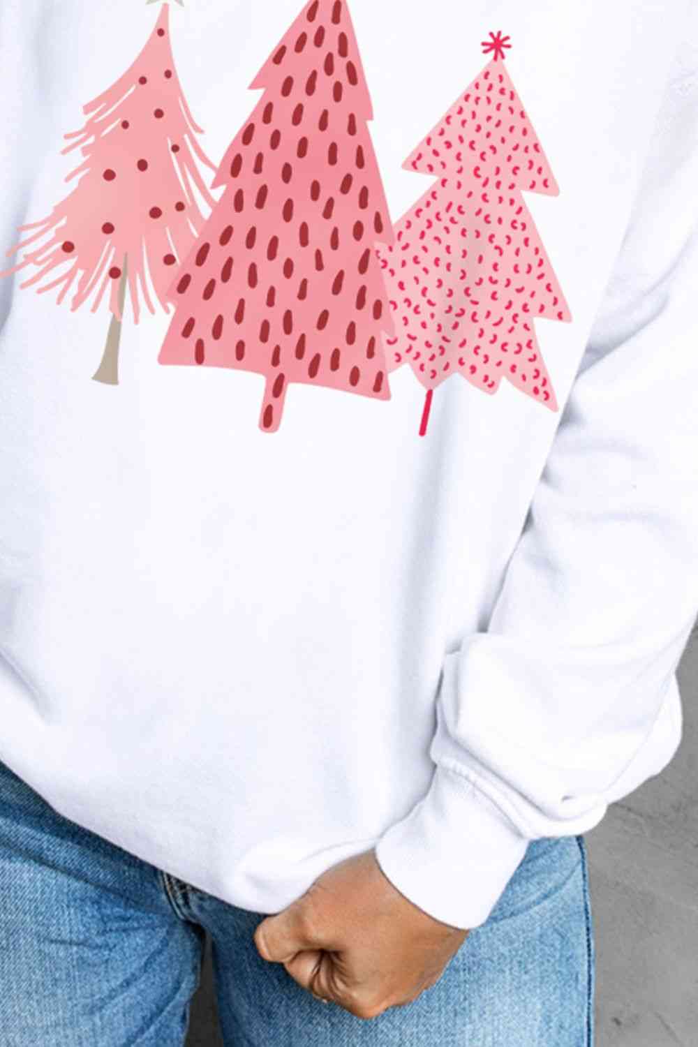 Stilla | Træ Grafik Langærmet Sweatshirt