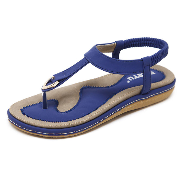 Dame komfortable tongs med ergonomisk fodseng og elastisk rem Stilla