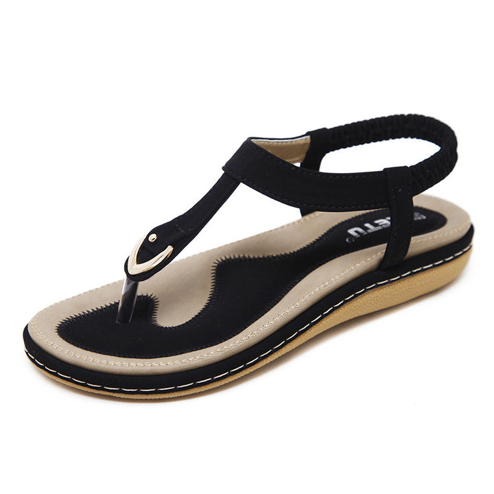 Dame Komfortable Tåsplit Sandaler Stilla