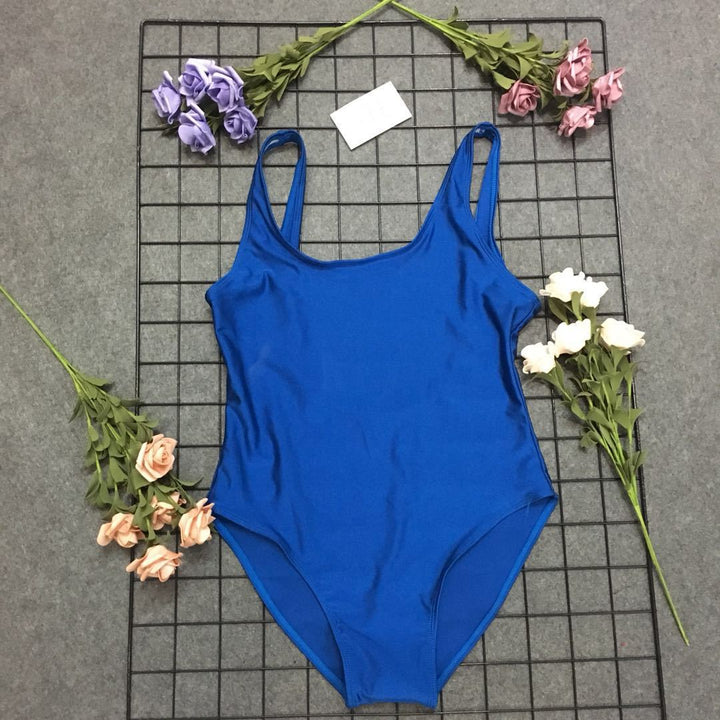 Dame Stilfuld Højskåret One-piece Badedragt Stilla