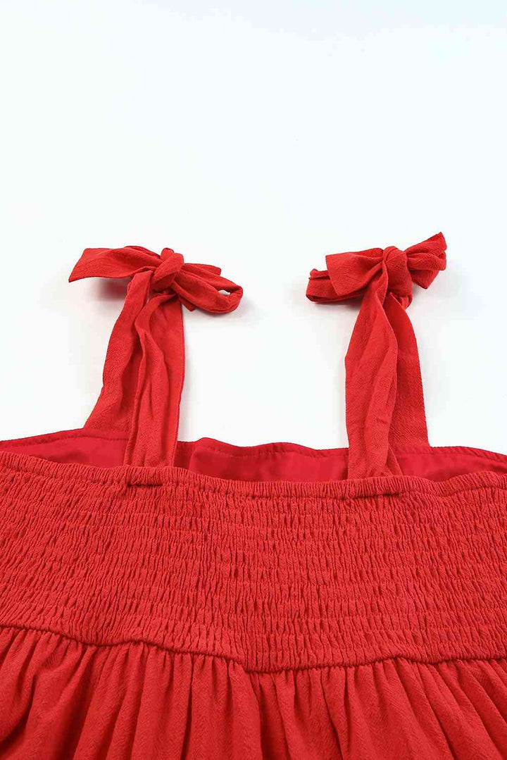 Stilla | Tie-shoulder Babydoll Tank