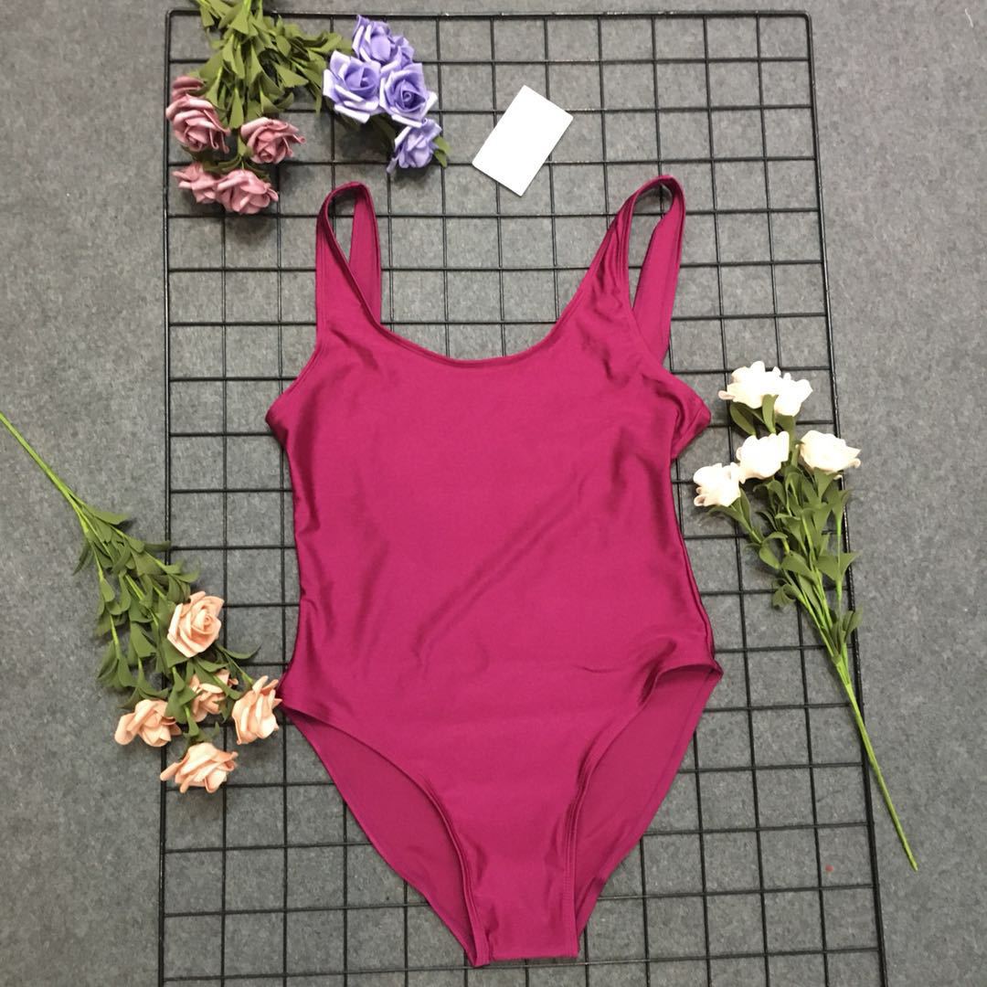 Dame Stilfuld Højskåret One-piece Badedragt Stilla