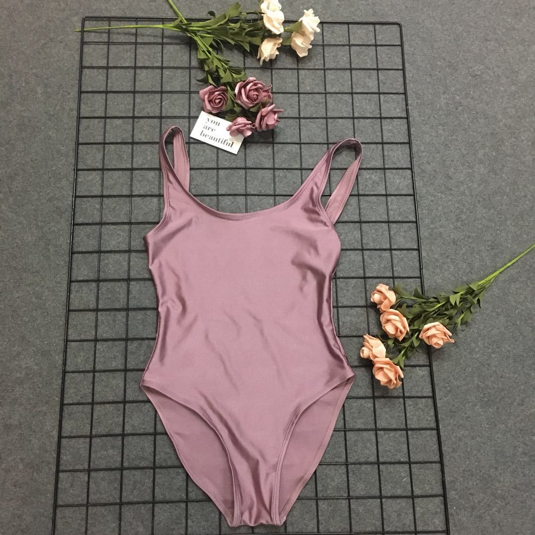 Dame Stilfuld Højskåret One-piece Badedragt Stilla