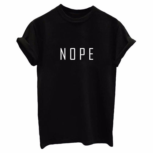 Kvinders T-shirt med moderne iøjnefaldende skrifttype Stilla