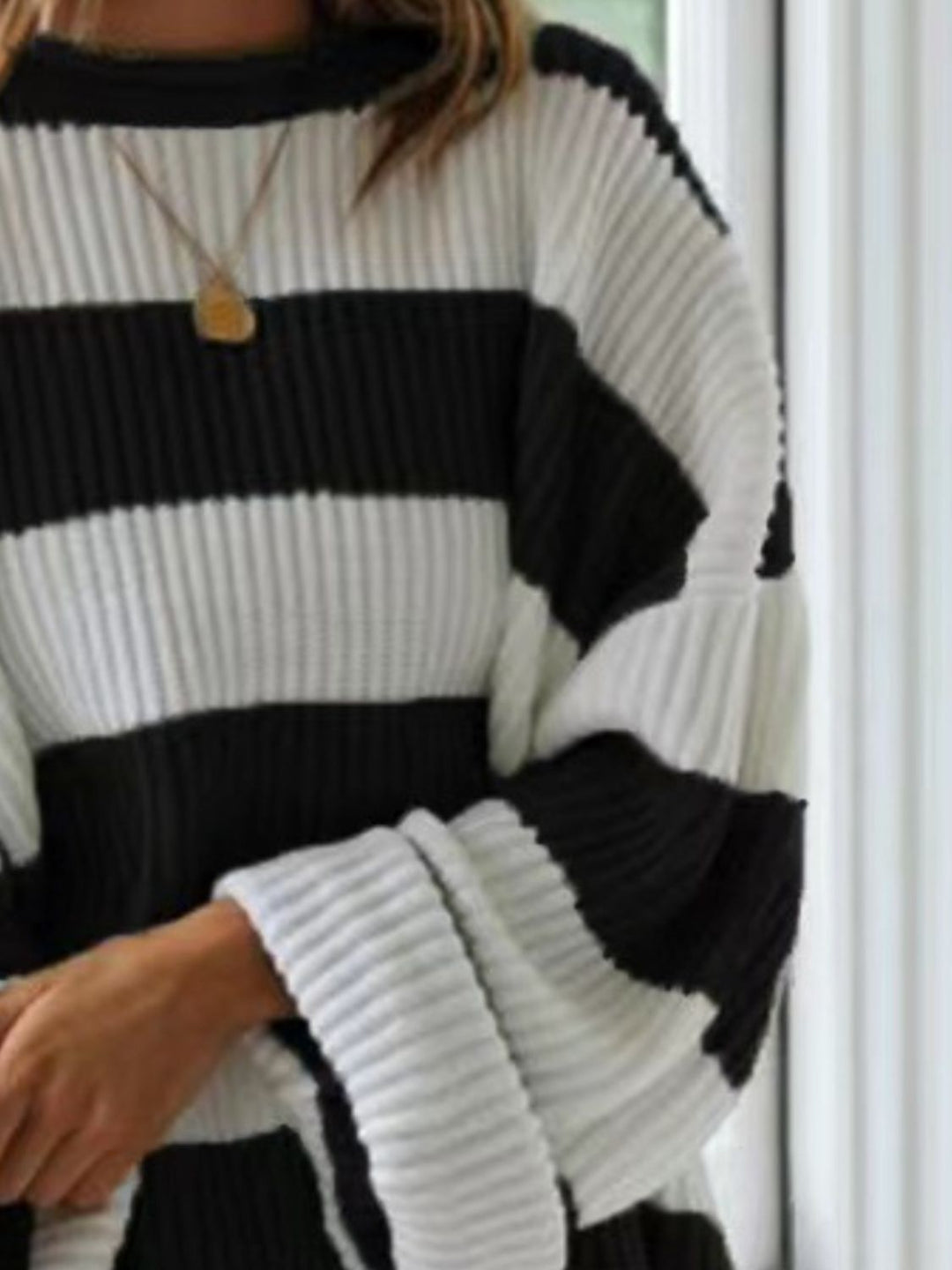 Stilla | Pullover Rundhals Med Lange Ærmer