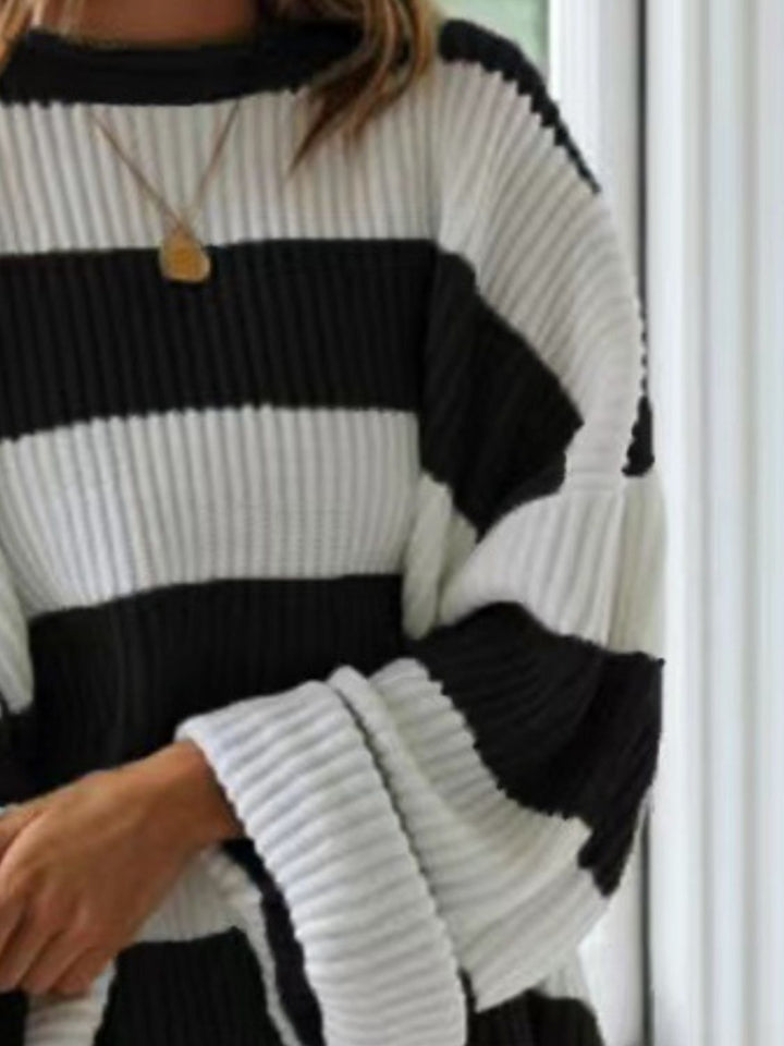 Stilla | Pullover Rundhals Med Lange Ærmer