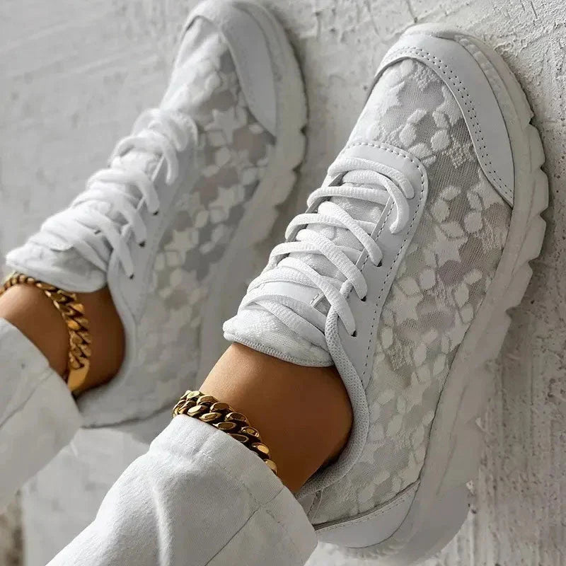 Dame ortopædiske sneakers med svangs støtte & slip-on Skovae