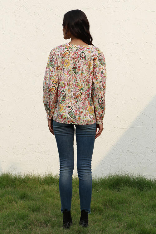Stilla | Rund Hals Langærmet Shirt
