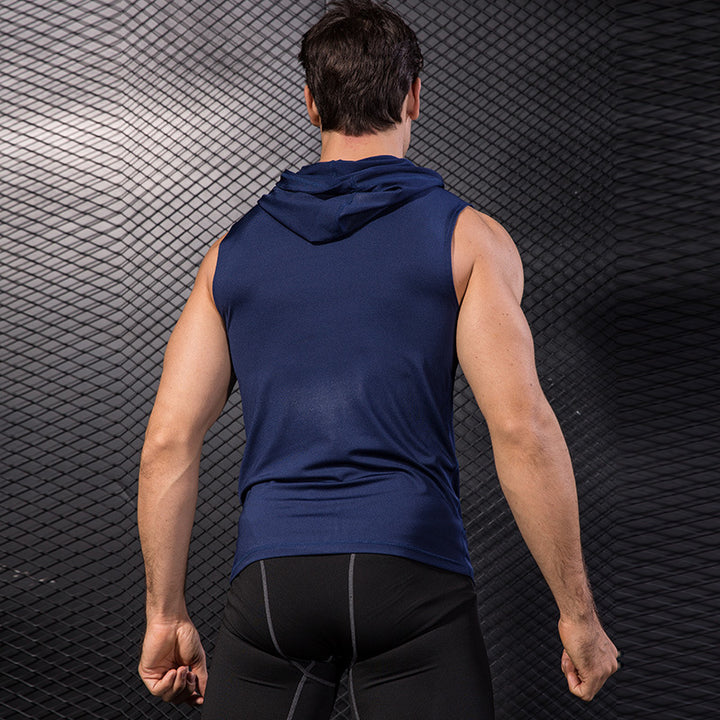 Herrer Sporty Hættevest med åndbart materiale og praktiske lommer Stilla