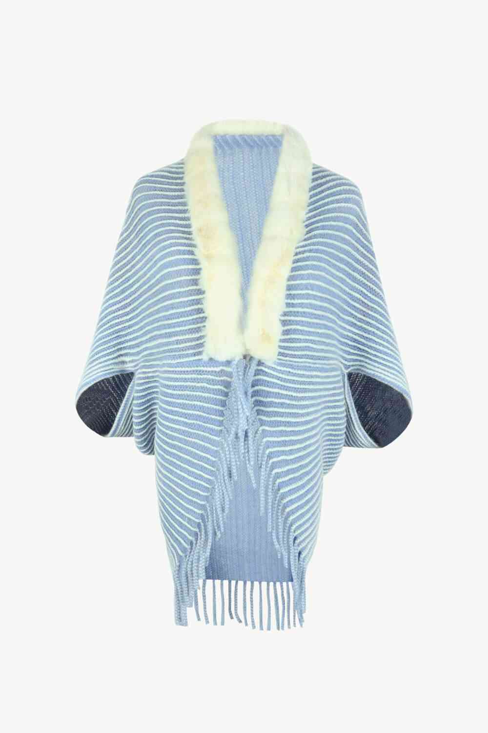 Stilla | Åben Front Frynse Poncho