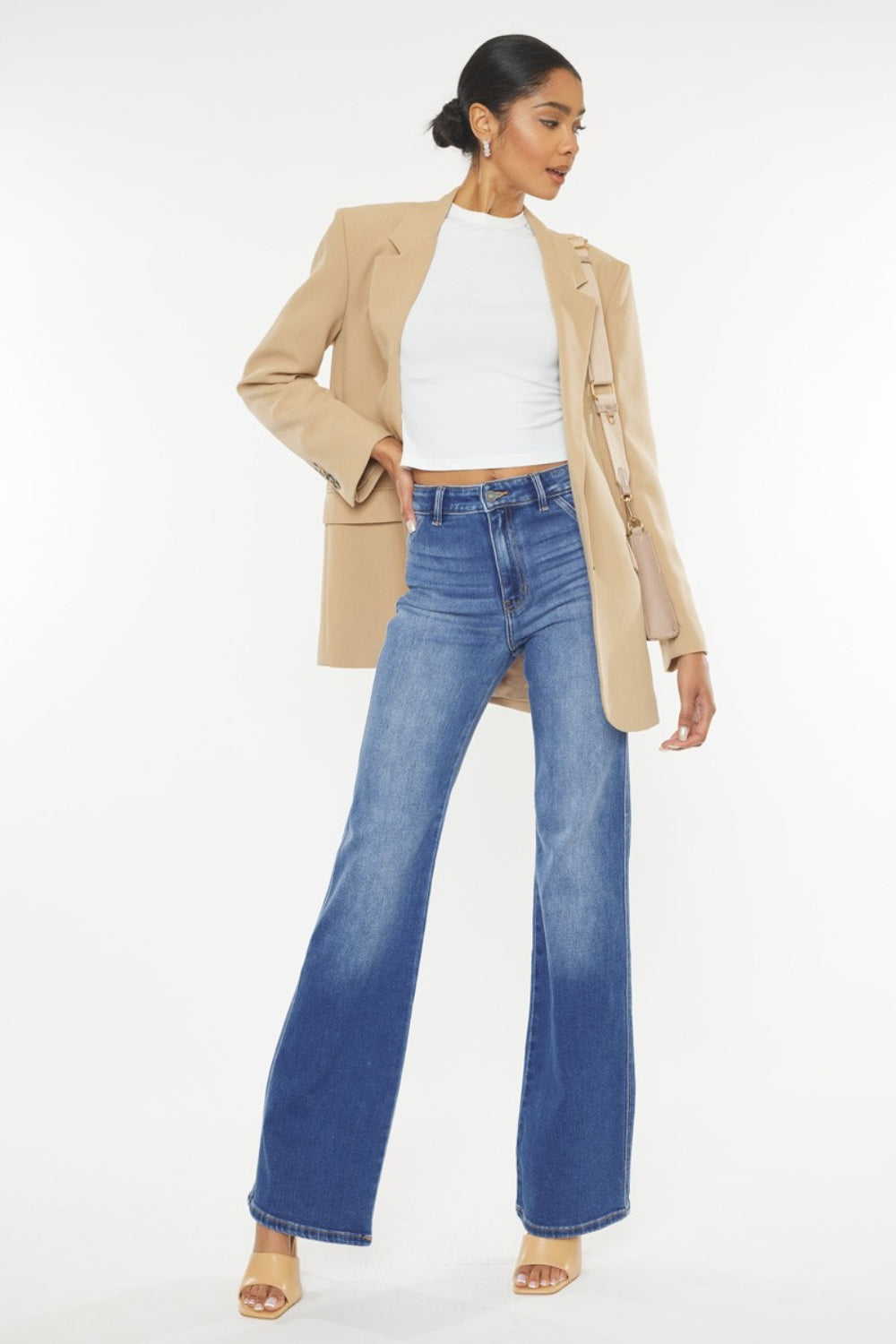 Stilla | Ultra High Waist Gradient Flare Jeans