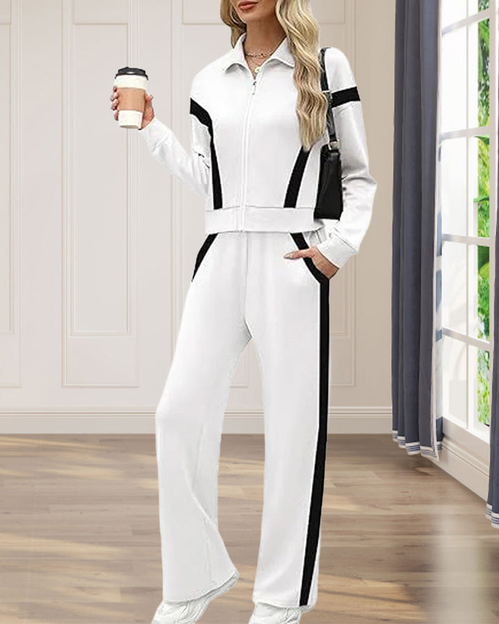 Stilla | Sæt med Sporty Casual Stil Egenskaber Fra Jakke og Bukser