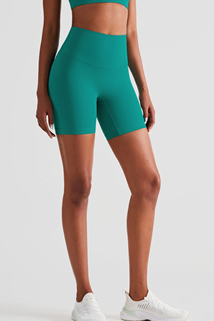 Stilla | Rise Elastisk Talje Biker Shorts