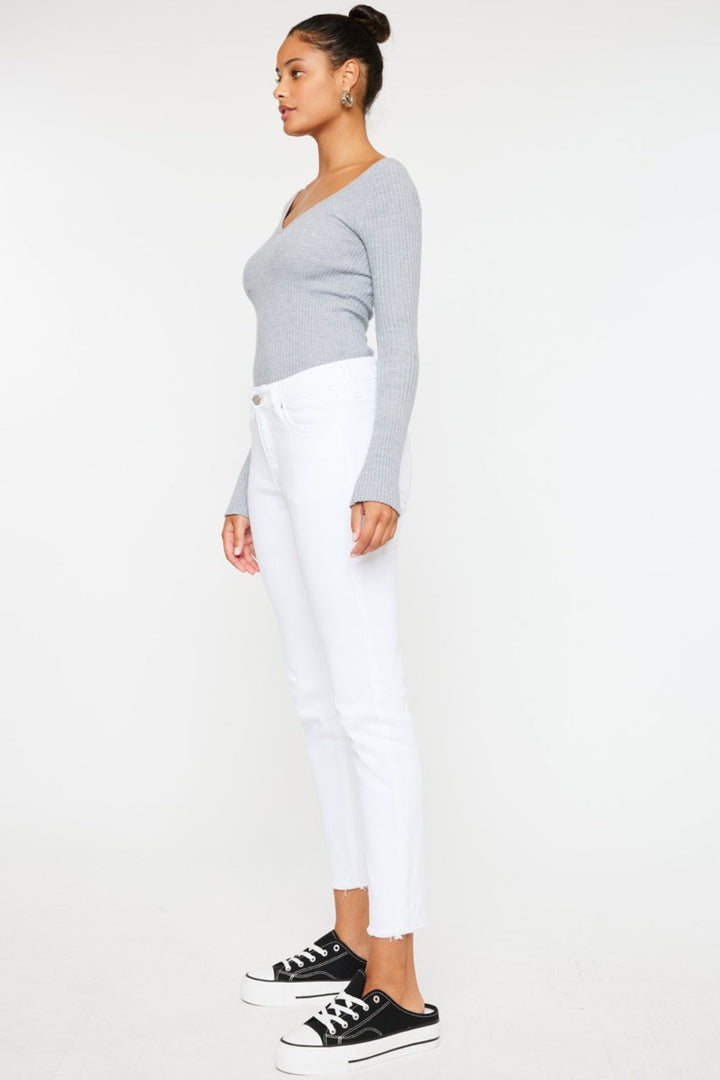 Stilla | Mid Rise Ankel Skinny Jeans