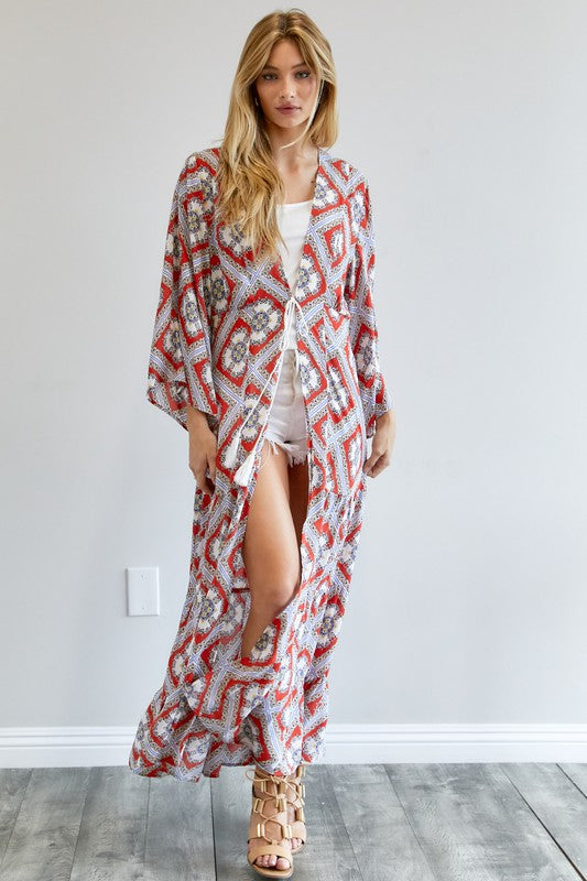 Stilla | Lange Ærmer Løs Kimono