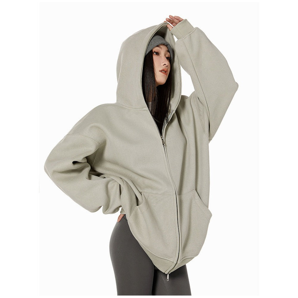 Stilla | Hoodie med Lynlås til Damer