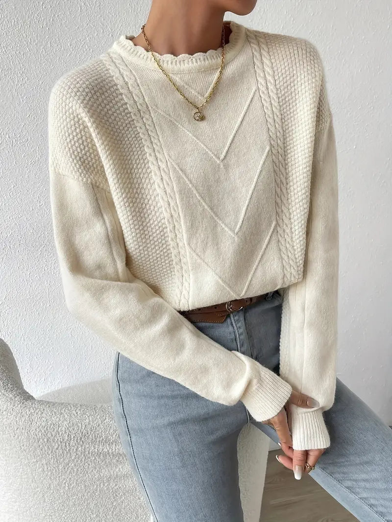 Stilla | Moderne strikpullover
