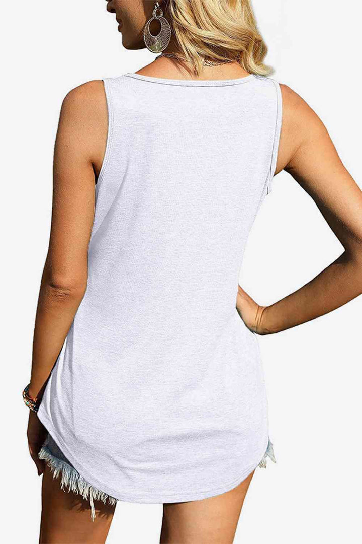 Stilla | Hem Square Neck Tank