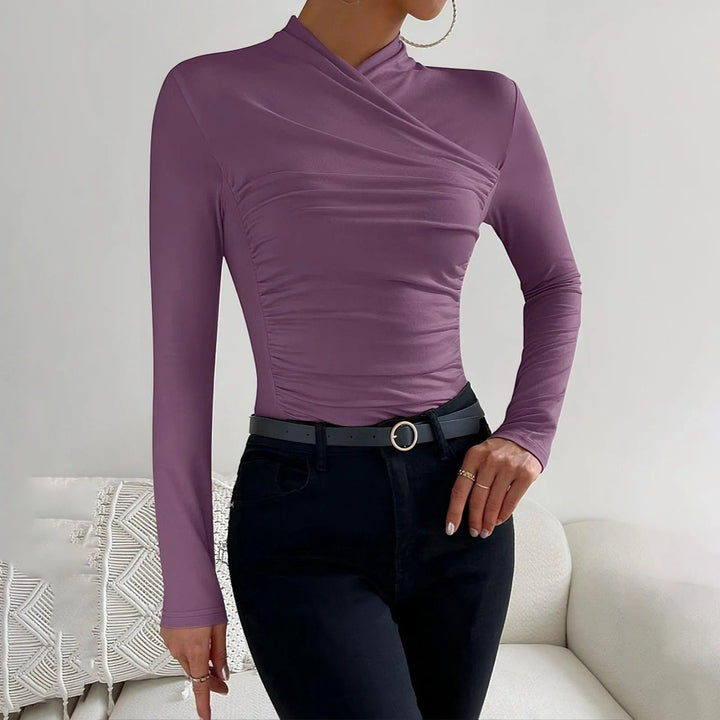 Stilla | Elegant Vinkeldress Med Lange Ærmer Til Damer
