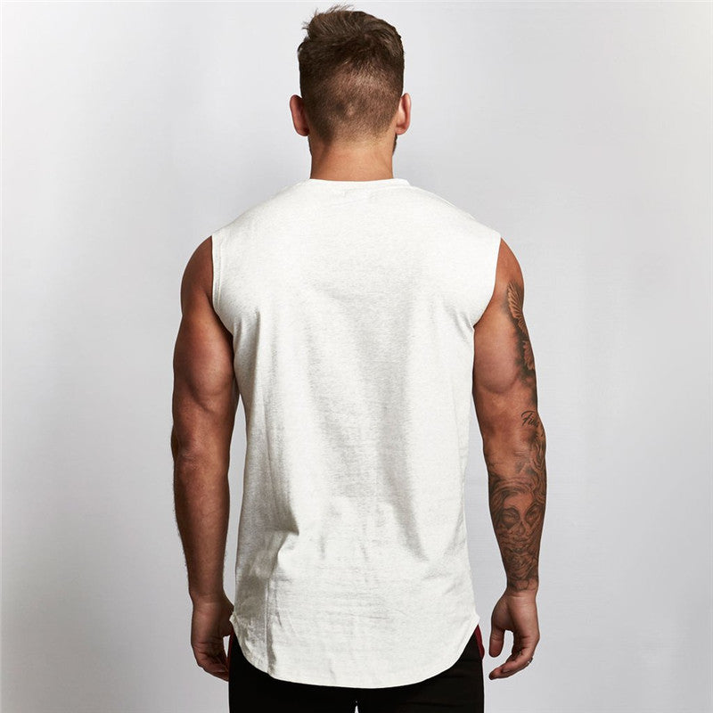 Herrer ærmeløs fitnessshirt med kropsnær pasform Stilla