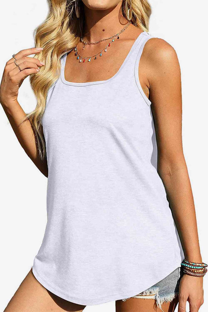 Stilla | Hem Square Neck Tank